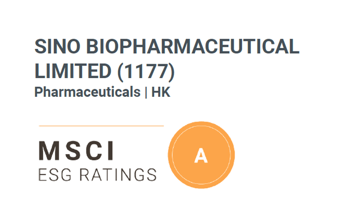 深耕收获认可,中国生物制药MSCI ESG评级跃升至A级